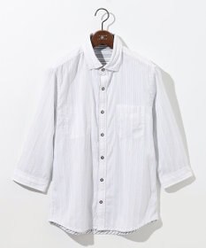 JOSEPH ABBOUD 【キングサイズ・2WAY/】ライトリバーシブルストライプシャツ