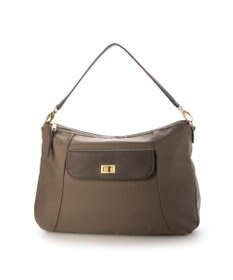 UNBILLION ペルケ perche / ナイロン牛革ヒネリかぶせ2wayトート