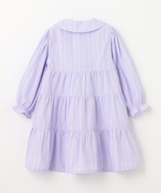 ANY KIDS ストライプ シャツ ワンピース