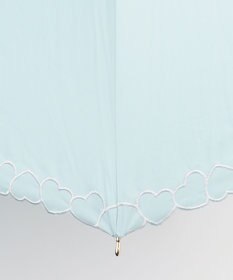 MOONBAT 【一級遮光】FURLA 晴雨兼用長傘 ハート刺繍