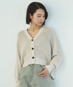 UNFILO メッシュニット カーディガン