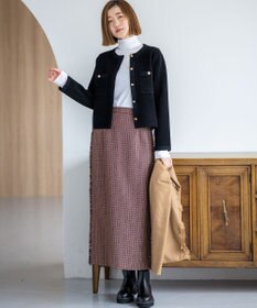 23区 L 【SLOW/一部店舗限定】シアーフライス タートルネック カットソー