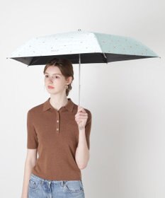 MOONBAT 【一級遮光/軽量】PAUL & JOE 晴雨兼用 折りたたみ日傘 ジプシー 総柄