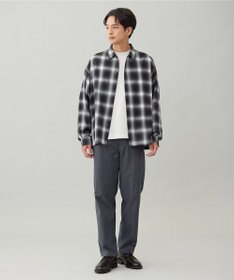 UNFILO MENS 【男女兼用】エアリーシアー オンブレシャツ