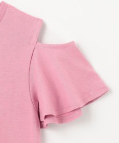 ANY KIDS 接触冷感 しろくま オフショルダー Tシャツ