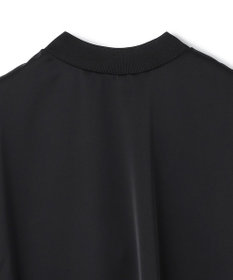 uncrave ライトダブルサテン タックブラウス