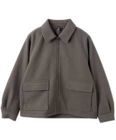 WEGO 【ユニセックス着用ITEM】メルトンショートZIPブルゾン