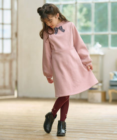 組曲 KIDS 【110-140cm】リボンタイ ワンピース