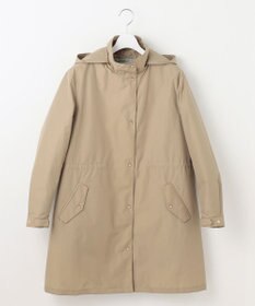 J.PRESS LADIES 【洗える】スパンライクナイロンタッサー フーデット コート