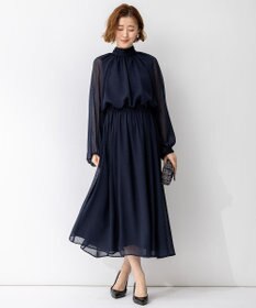 23区 【APPLAUDIR】ドットクレープシフォン ドレス