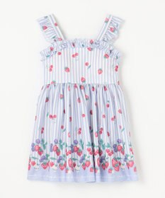 ANY KIDS ストライプ×フルーツ ワンピース 水着