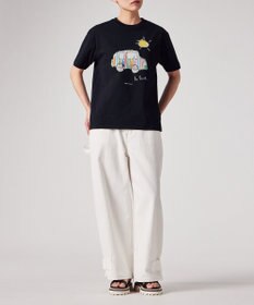 Paul Smith Drawn by Paul Striped Car Tシャツ