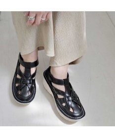 Pointer 本革編み込みグルカサンダル