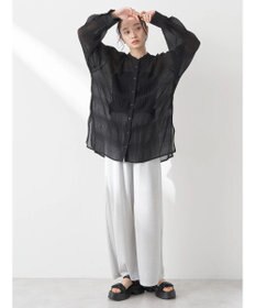 earth music&ecology クシュクシュシアーシャツ