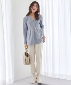 Tiaclasse 【洗える】テーパードパンツ