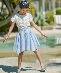 組曲 KIDS 【150-160㎝】イレギュラーヘム キュロット