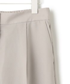 ICB 【WEB限定カラーあり】FluidBackSatin ワイドクロップドパンツ