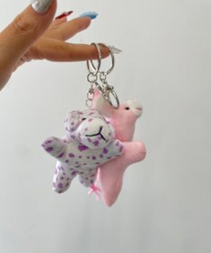 WEGO ひっつきあにまるぬいぐるみキーホルダー