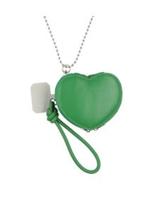 UNBILLION cachecache ハートポーチ付きボールチェーンモバイルストラップ