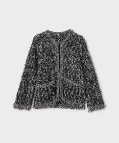 GRACE CONTINENTAL ツイーディーニットジャケット