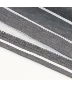 Mother garden しろたん ポケット付き Ｔシャツ 半袖 《ボーダー柄/黒色》 レディース メンズ ユニセックス