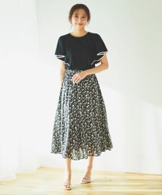 Feroux フラワープリント スカート