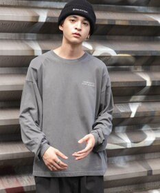 WEGO 【ユニセックス着用ITEM】ピグメントグラフィックT（LS）