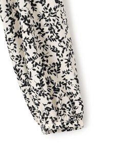 23区 L 【洗える】シャドーリーフプリント ワンピース