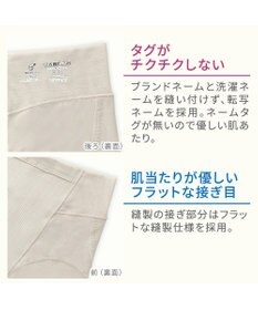 BRADELIS New York 【BRADELIS NewYork peace】綿混楽々ソフトガードル24 お尻周りをスッキリ補整 クロッチ付きで一枚ばき可能 ガードルショーツ