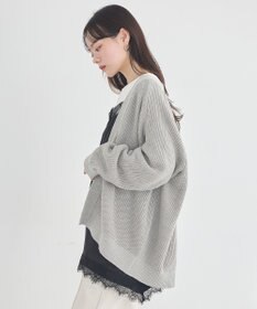 earth music&ecology アゼトッパーカーディガン