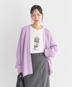 earth music&ecology アゼトッパーカーディガン