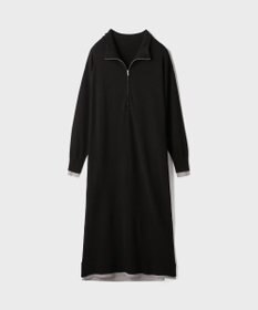GRACE CONTINENTAL バイカラーストレートニットワンピース