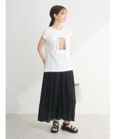 Green Parks フラワーフォトコンパクトプルオーバー