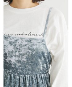 Green Parks ・ＥＬＥＮＣＡＲＥ　ＤＵＥクラッシュベロアキャミチュニック