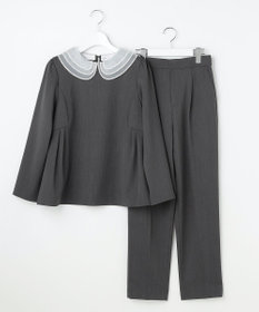 Feroux 【先行予約】2WAYレースカラー美シルエット セットアップ