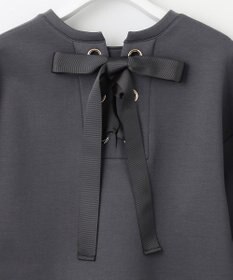 Feroux 【洗える・セットアイテム】バックリボンダンボール セットアップ