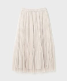GRACE CONTINENTAL チュールマチプリーツスカート