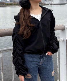 WEGO 【日焼け対策/セットアップ対応】ラッシュガードシャーリングパーカー