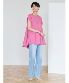 AMERICAN HOLIC 接触冷感フレンチスリーブカットチュニック