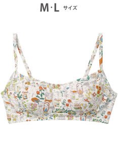 tsumori chisato SLEEP ツモリチサト ブラジャー ノンワイヤーブラ 綿100%(パッド受け) ストラップ長さ調整可能 UBX534 /ワコール