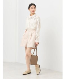 earth music&ecology レースショートシャツ