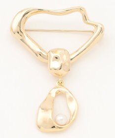 ICB 【CLASSY.1月号掲載】ウェーブブローチ