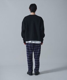 WEGO チェックテーパードスラックス