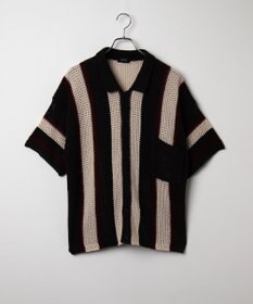 WEGO メッシュストライプニットカーディガン（SS）