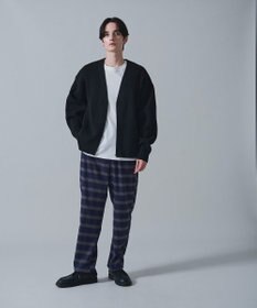 WEGO チェックテーパードスラックス