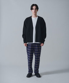 WEGO チェックテーパードスラックス