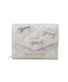 Maison de FLEUR ロンバスキルトリボンウォレット