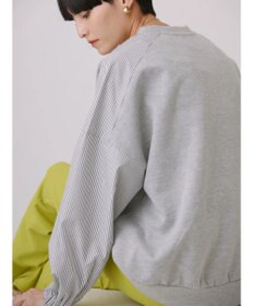 AMERICAN HOLIC イージーケア異素材ポンチプルオーバー