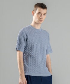 JOSEPH HOMME 【洗える】ドライコットンリンクス　半袖クルーネックニット