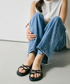 steppi ビジュー トング サンダル